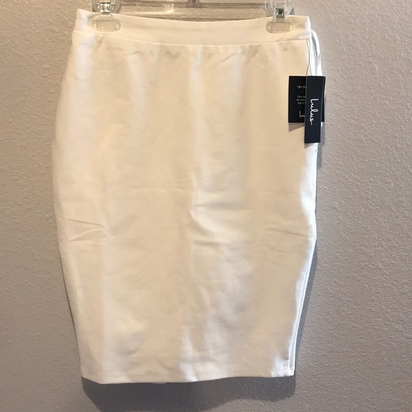 Lulu’s White Pencil It In Bodycon Pencil Skirt - Picture 3 of 5